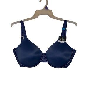 Vanity Fair Womens Full Figure Blue Underwire Bra 38DDD